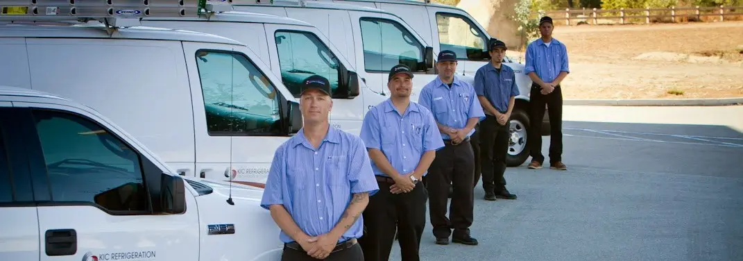 KIC Refrigeration crew ready for Mini Split Repair jobs across Pasadena